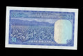 Reverse of 1978 Rhodesia 1 Dollar banknote featuring a detailed tobacco plantation scene.