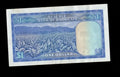 Reverse of a 1978 Rhodesia 1 Dollar note showing a tobacco plantation field and mountains