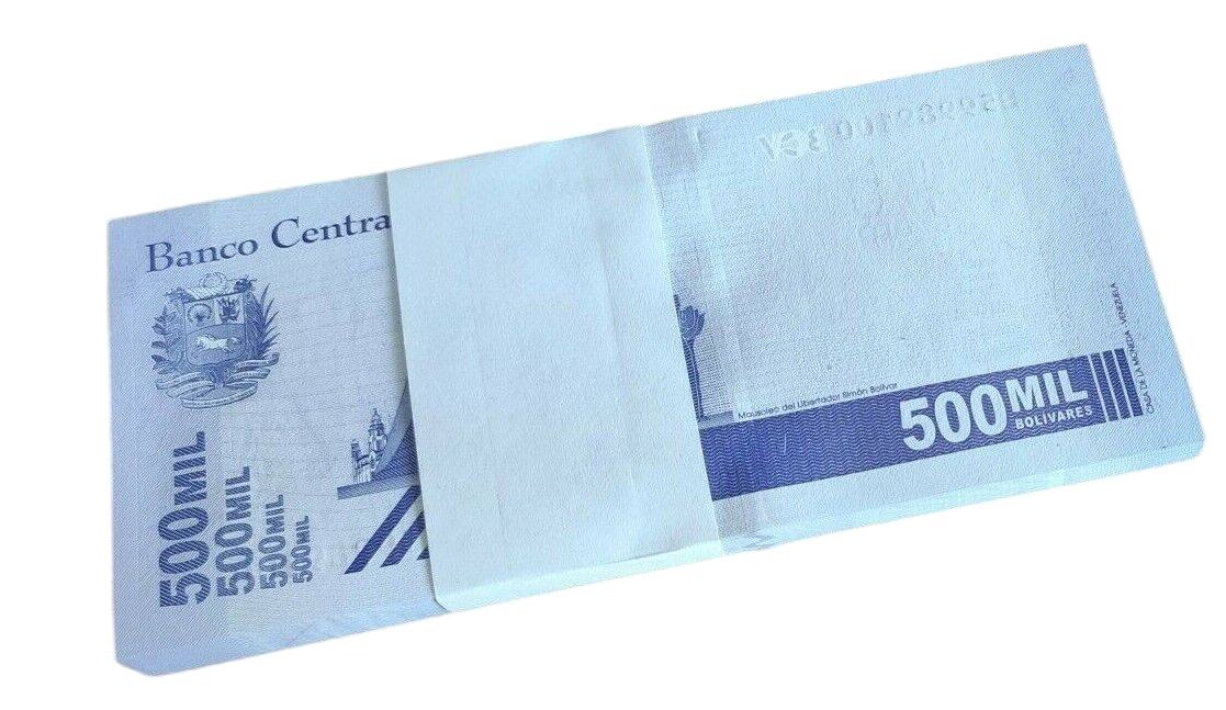 100xVENEZUELA 500,000 Bolivares note UNC