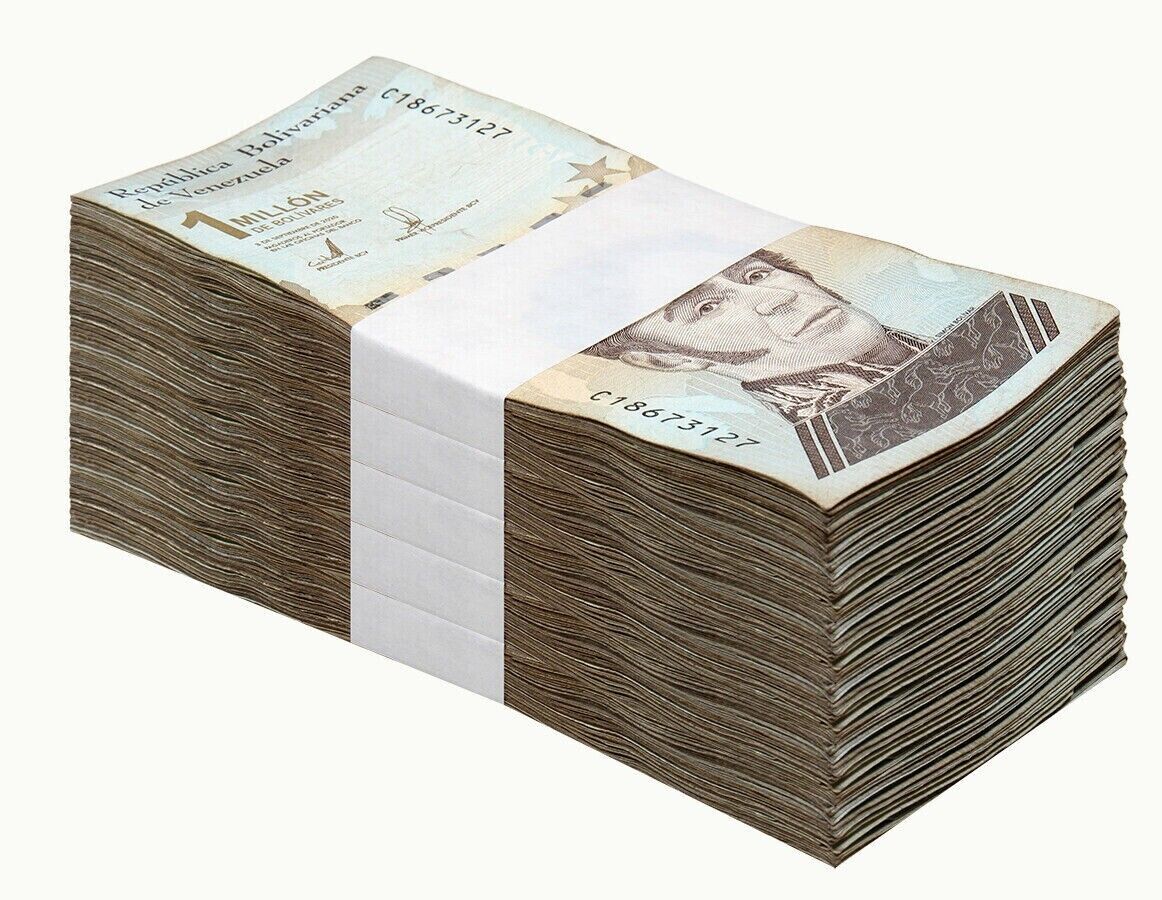 500x Venezuela 1 Million Bolivar Soberano 2020 USED BRICK UK SELLER - worldbanknote