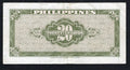 back of PHILIPPINES 20 CENTAVOS 1951 VERY FINE/D15