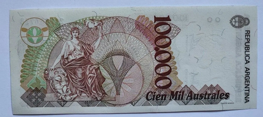 ARGENTINA  100000 AUSTRALES (1990) UNC