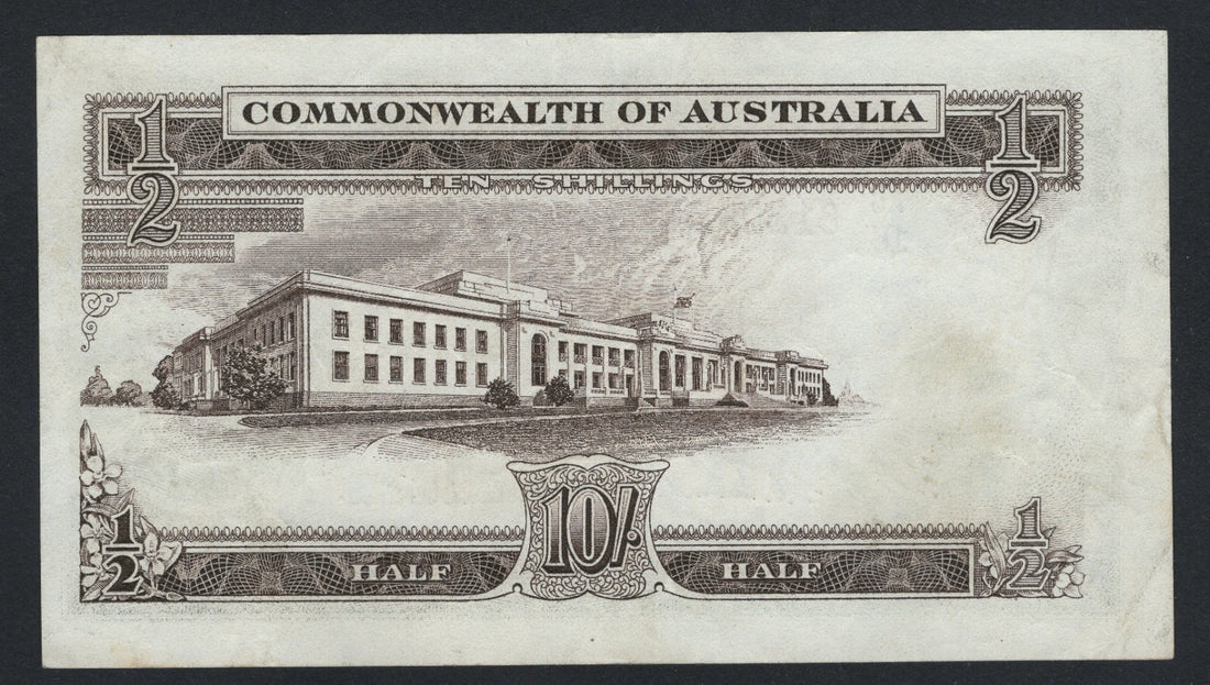 Australia 10 shilings banknote (1961-1965) VF/f10