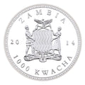Endangered Animal Species Zambia Red Ruffed Lemur Silver Plated Coins - worldbanknote