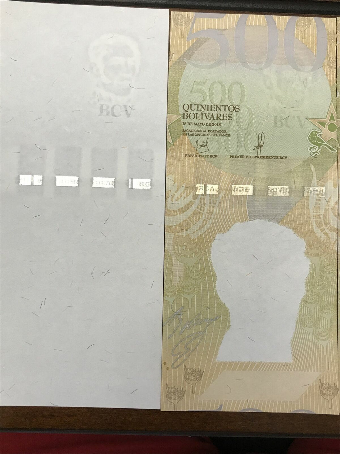 2018 Venezuela Progressive Banknotes Set Unc 500 Bs May 18 Rare - worldbanknote