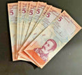 VENEZUELA 5 BOLIVARES SOBERANOS 2018 P NEW LOT 10 PCS UNC - worldbanknote
