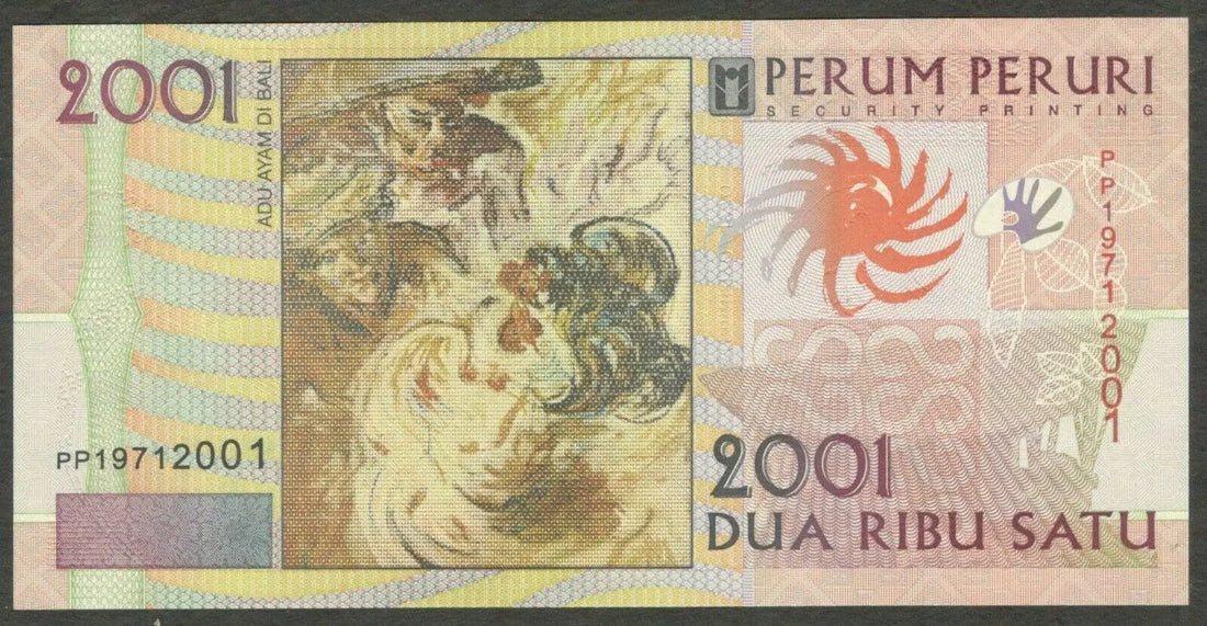 Test Note Perum Peruri Indonesia Affandi 2001 UNC