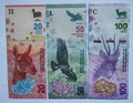 ARGENTINA Set 6 Pcs 20-50-100-200-500-1000 Pesos (2017/2020) UNC, P-361/366