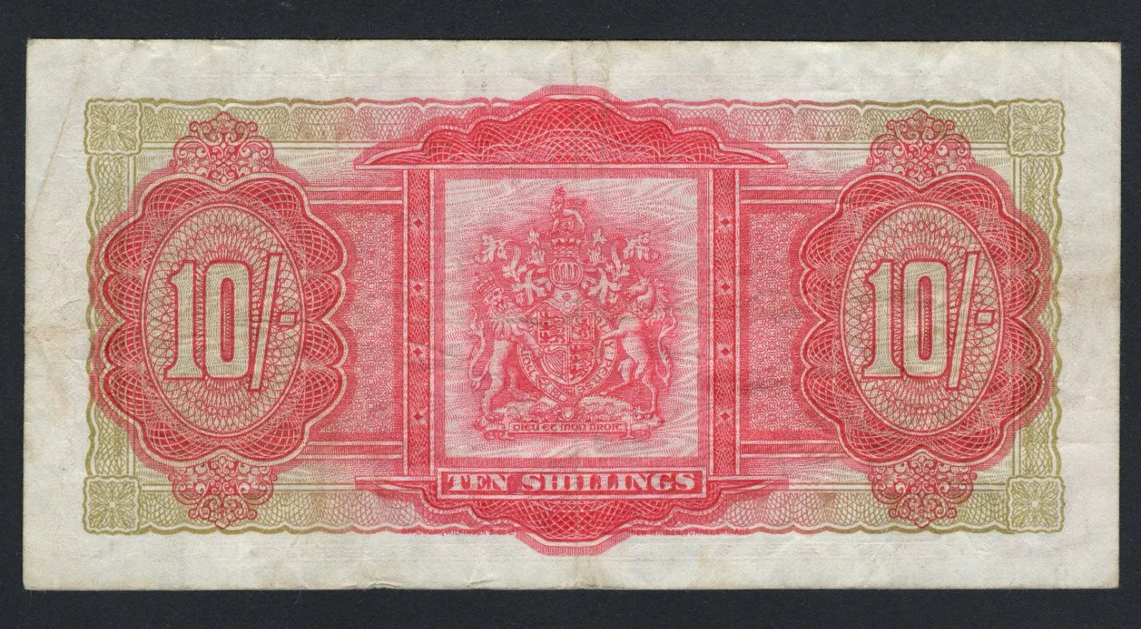 Bermuda 1957 10 Shillings VF/F10