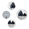 Endangered Animal Species Zambia Mountain Gorilla Silver Plated Coins - worldbanknote