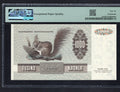 back of Denmark 1000 Kroner, 1992 * Thomasine Heiberg * PMG Gem UNC 66 EPQ *
