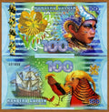 NETHERLANDS EAST INDIES 1000 500 100 50 Gulden  FANTASY Banknotes