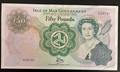 ISLE OF MAN FIFTY POUNDS 1983 P39a - worldbanknote