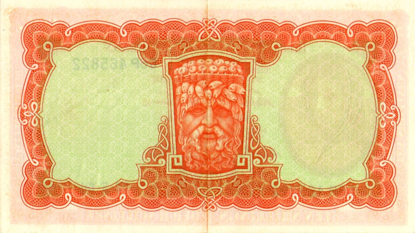 Ireland Lady Lavery 10 shilings Note 1966 Very Fine/B42 - worldbanknote