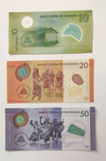 Nicaragua 10 + 20 + 50 Cordobas 2014 Polymer Set of 3 Banknotes 3 PCS UNC - worldbanknote
