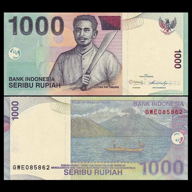 Indonesia 1000 Rupiah, 2009-2016, Pick#141, bundle of 100 pcs, UNC