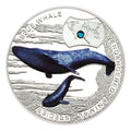 Souvenir Gifts Endangered Animal Species Blue Whale Silver Plated Coins - worldbanknote