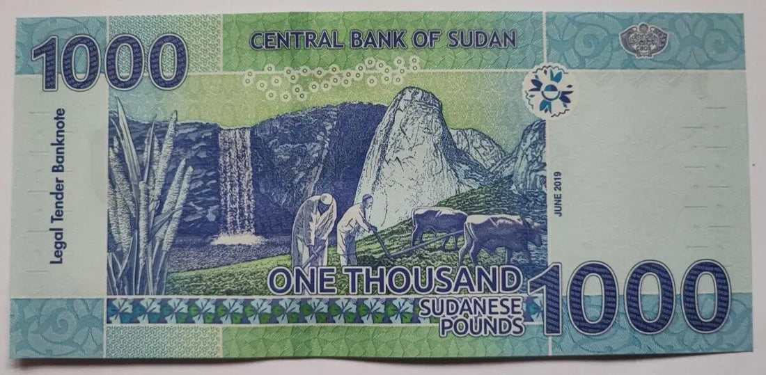 Sudan 1000 Pounds 2019 UNC