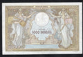 back of Yugoslavia 1000 Dinara 1931 Very Fine 