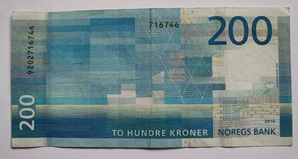 2016 -18 Norway  200  Kroner Circulated