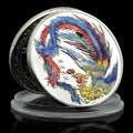 coins / souvenir - Chinese myths /phoenix silver plated