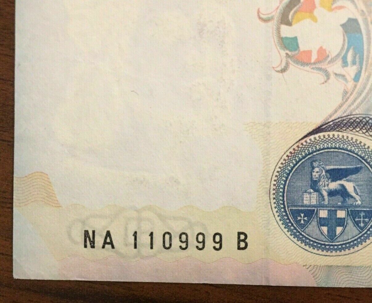Italy P.118 500.000 Lire note with solid serial number. - worldbanknote