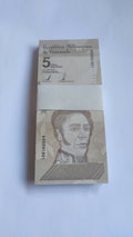 Venezuela 5 Bolivares 2021 New Unc. Bolivar Soberano Rare Banknotes - worldbanknote