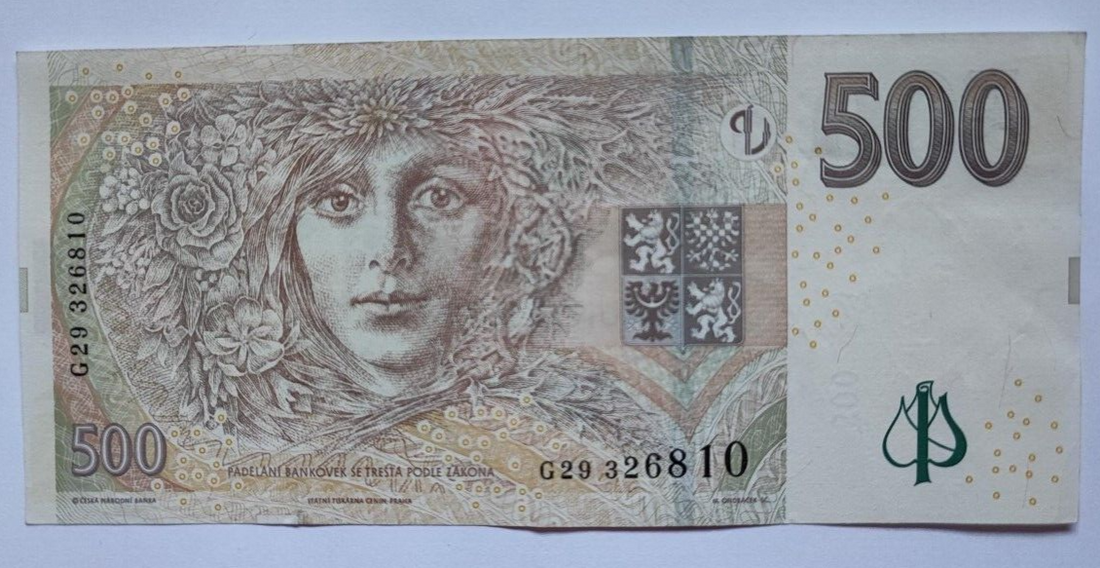 CZECH REPUBLIC 500 KORUN 2018 ALMOST UNCIRCULATED - worldbanknote