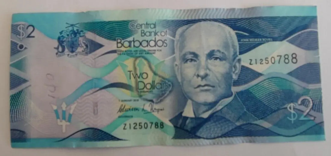 Barbados 2 Dollars 2018 EF