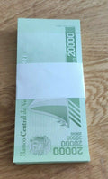 100xVENEZUELA 20,000 Bolivares note UNC - worldbanknote