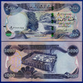 20xIraq 5000 Dinars 2021 (2022) UNC The Next Day Special Delivery