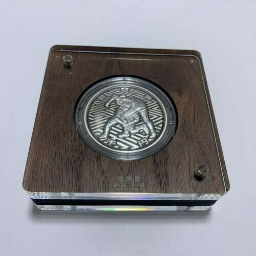 2020 Olympic Tokyo 1000 Yen Silver Proof coin WRESTLING - worldbanknote