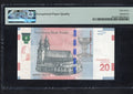 back of Poland 20 zlotych 2015 P 188A Commemorative Gem UNC PMG 67 EPQ