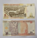 Set of 4 turkey banknotes: 5, 10 , 1 millon and 5 million lira (1997 to 2005) VF
