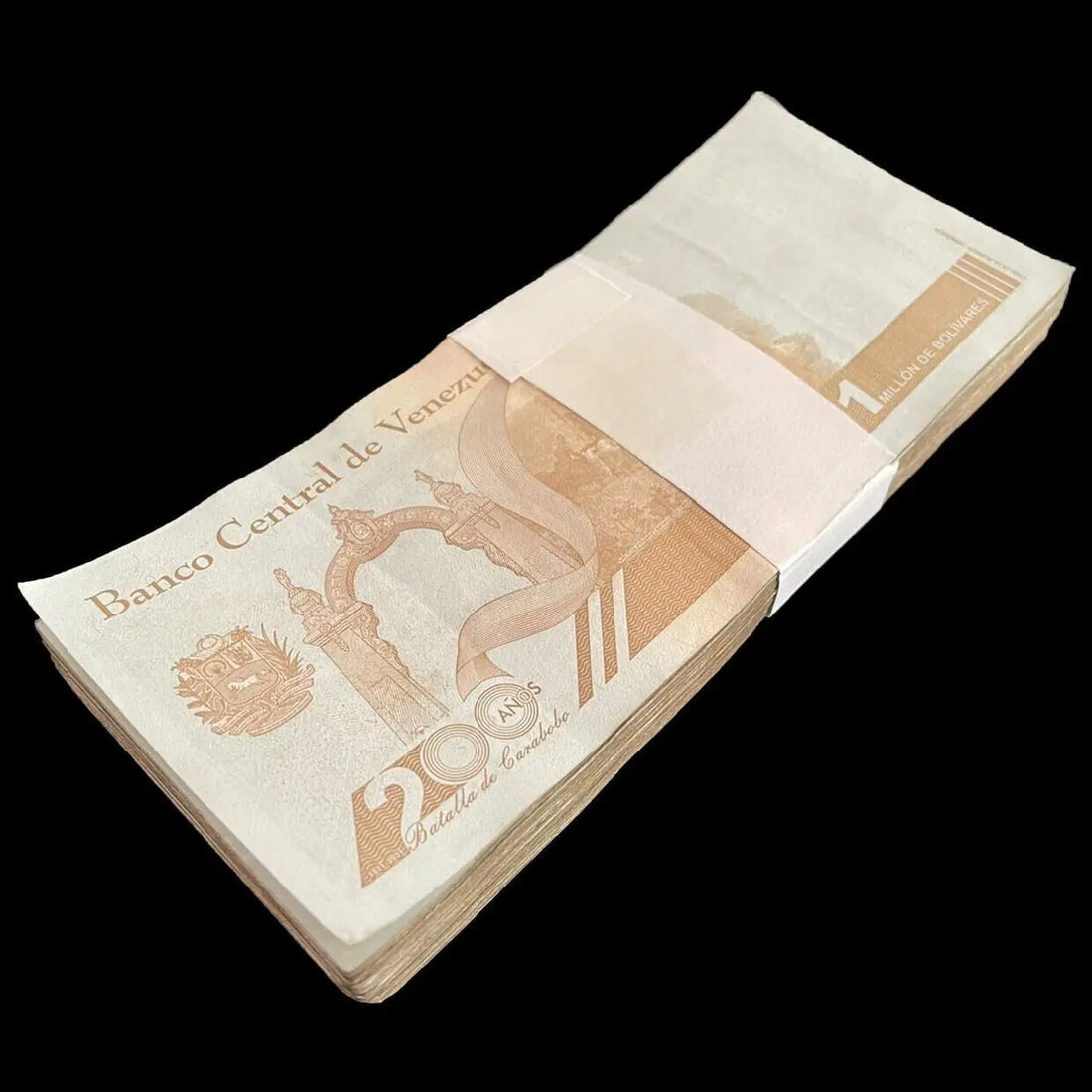 50xVENEZUELA One Million Bolivares note Used