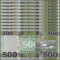 10x SOUTH SUDAN 500 POUNDS  2023 UNC