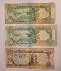UAE SET United Arab Emirates 5 , 10, And 10  Dirhams Used  /ref d1