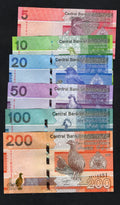 GAMBIA: Banknotes full Set:5 10 20 50 100 200 Dalasis  2019  Uncirculated