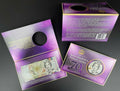 2022 Canada Stamp Queen Platinum Jubilee QEII FDC + Bahamas 1/2 Dollar