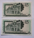 1xGIBRALTAR 5 POUNDS (P21b) 1988 UNC PRICE PER NOTE! - worldbanknote