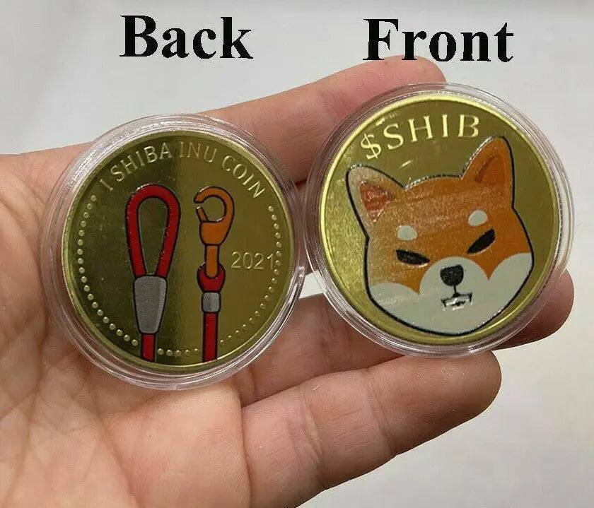 SHIBA INU SHIB CRYPTO COIN  With Case