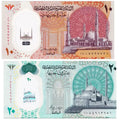 Set Of 2 2023 Egypt 10 And 20 Pounds Banknote UNC  Polymer