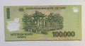 100,000 Vietnamese Dong polymer banknote in brand new condition