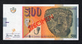 front of MACEDONIA   500 Denari UNC    SPECIMEN   /c2