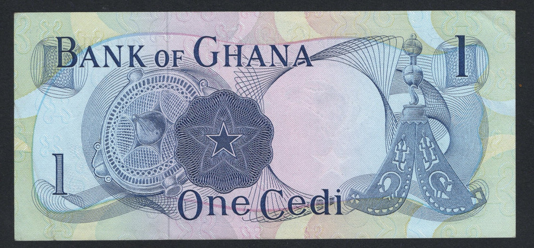 1969 Bank of GHANA One Cedi VF/F10