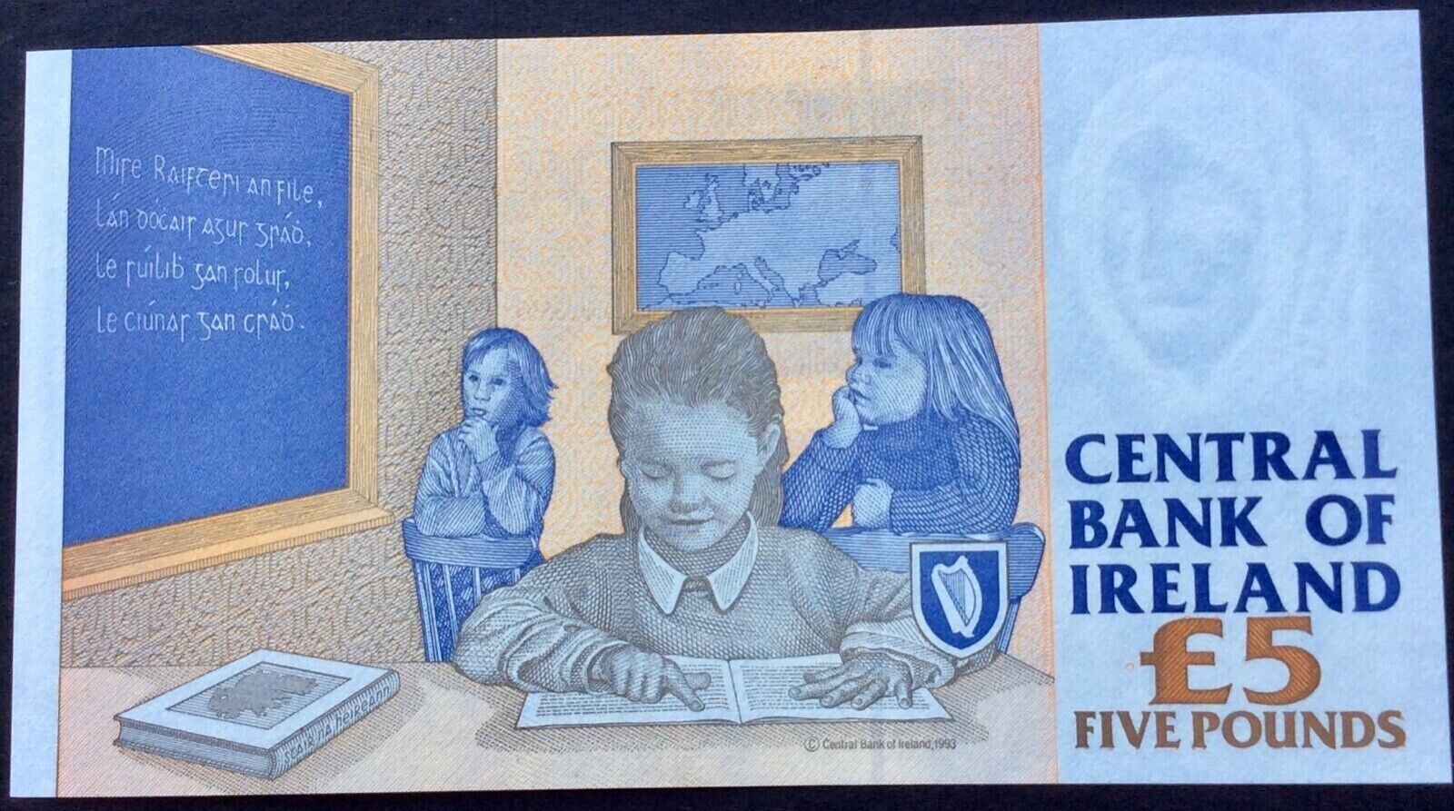 Ireland £5 Pounds,1999,P-75b,Catherine McAuley,UNC - worldbanknote