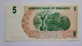 Zimbabwe 5  Dollars Bearer's Cheque 2006 UNC Uncirculated P-38