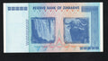 Zimbabwe 100 Trillion Dollar Genuine UNC AA Serial Number UV checked