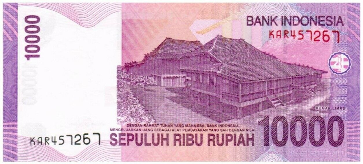 Indonesia, 10000 (10,000) Rupiah, 2014, P-150f, UNC - worldbanknote