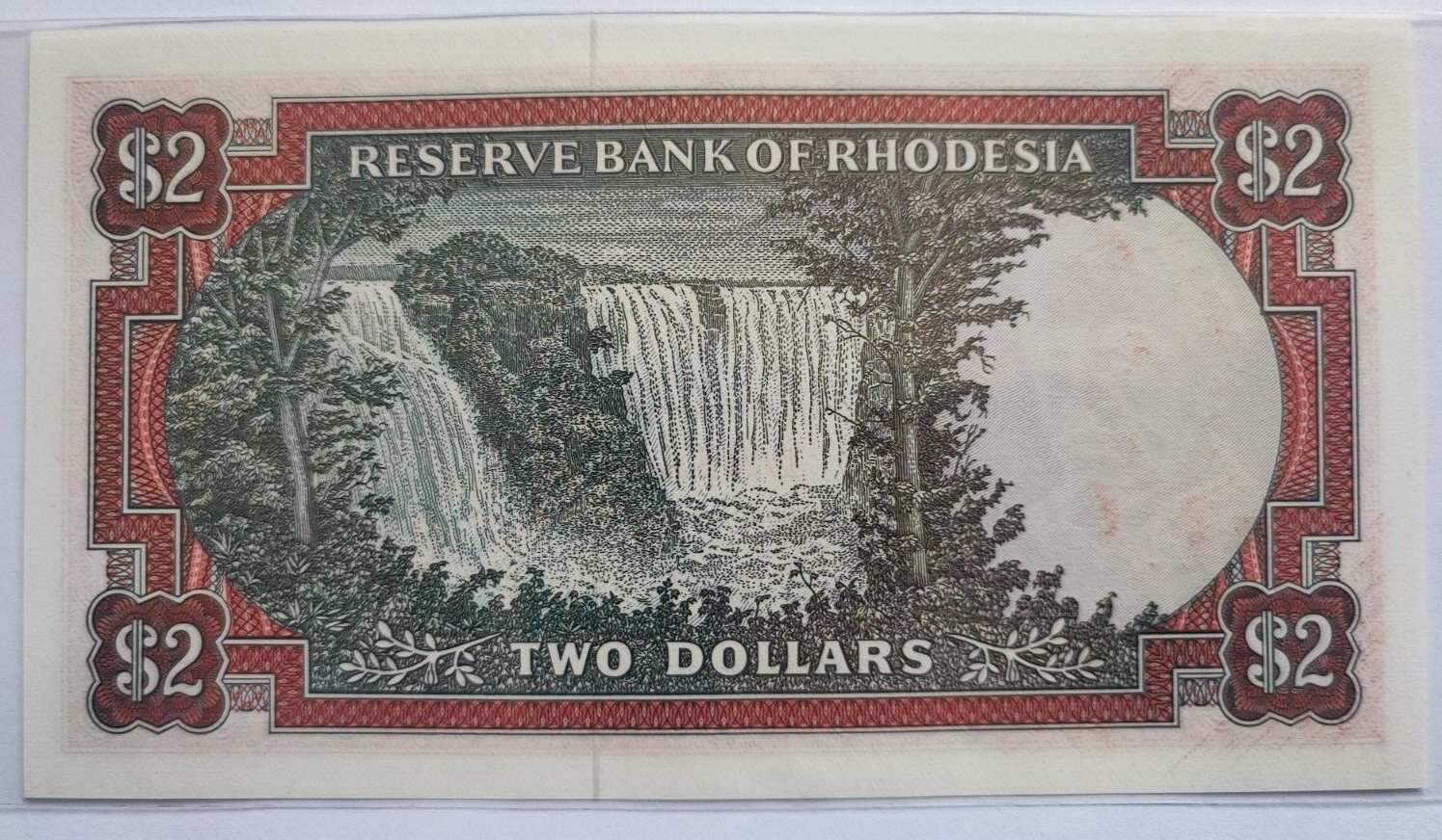Rhodesia 2 Dollar unc - worldbanknote